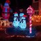 Outdoor Christmas Decorations Santa Stop Here Sign LED Lighted Holiday for Yard